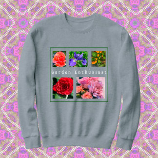5-foto - Anpassa blommor - malltröja T Shirt