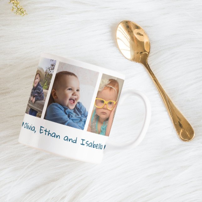 5 Foto Fars Dag 2026 Blå Kärlek Pappa Kaffemugg (Skapare uppladdad)