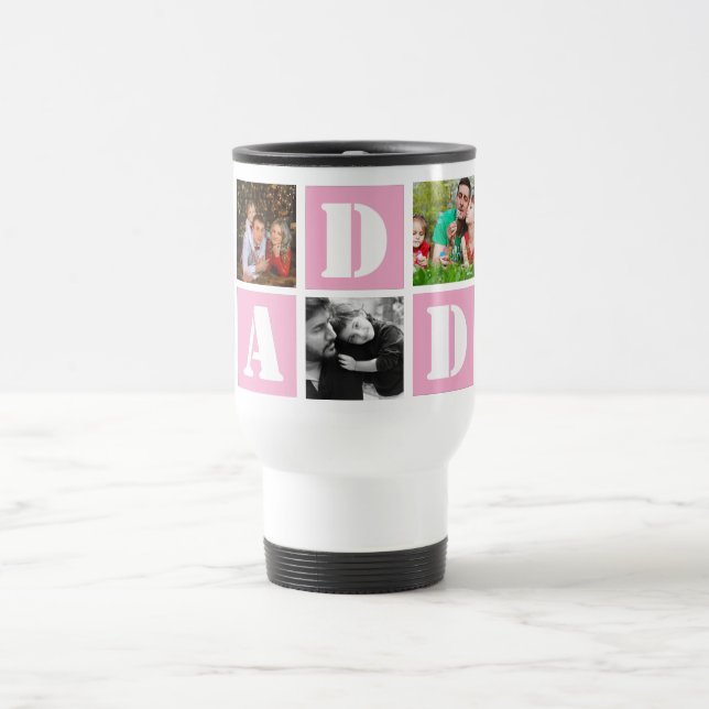 5-foto kärlek Fars dag Resemugg (Center)