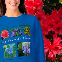 5-Foto - Mina favoritblommor - malltröja T Shirt