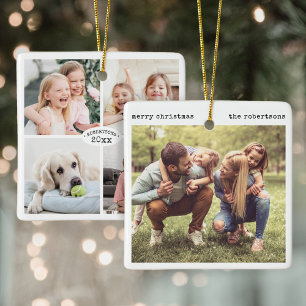 5 Foto Modern Minimalistisk Skrivmaskin Jul Julgransprydnad Keramik