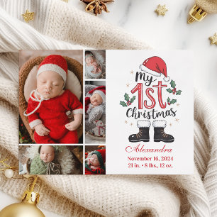 5 Foto Söt Santa Baby 1:a julen