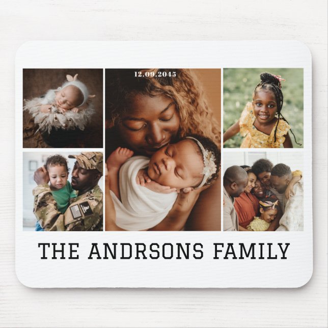 5 fotocollage Mousepad Musmatta (Framsidan)