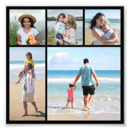 5 Fotocollage Redigerbar Färg Foto Förstoring