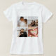 5 Fotokollage-Personlig för Anpassningsbar T Shirt (Design framsida)