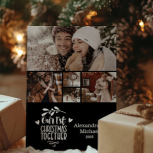 5 Fotominimalistisk första jul tillsammans Julkort