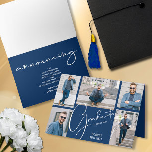 5 Fotopappat Studenten-meddelande Inbjudan