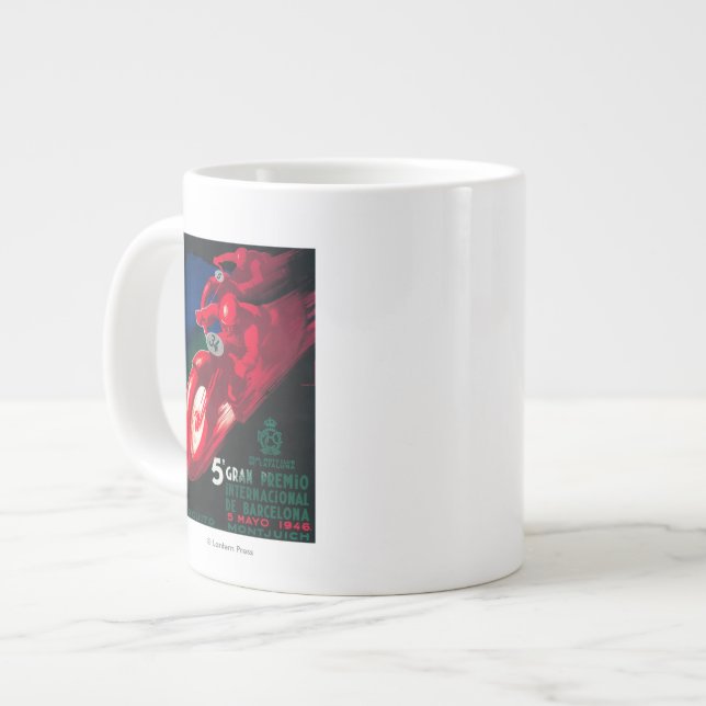 5 Gran Premio Internat'l Motorcycle Poster Jumbo Mugg (Framsida vänster)
