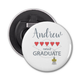 5 Hjärtmärkt Student Flasköppnare