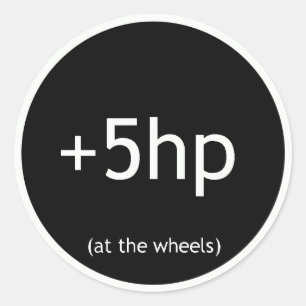 +5 HP RUNT KLISTERMÄRKE