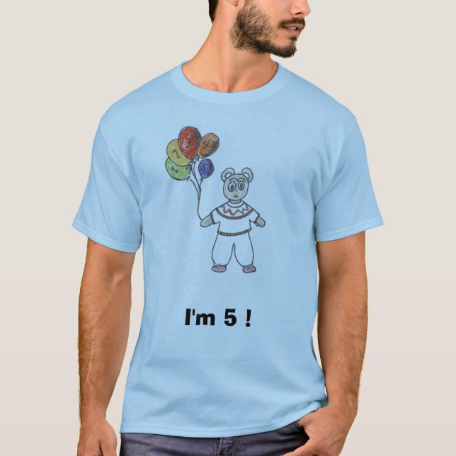5 I-förmiddag 5! T-shirt (Framsida)