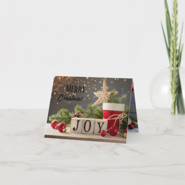 5 Image JOY Helgdag Card Kort (Framsida)