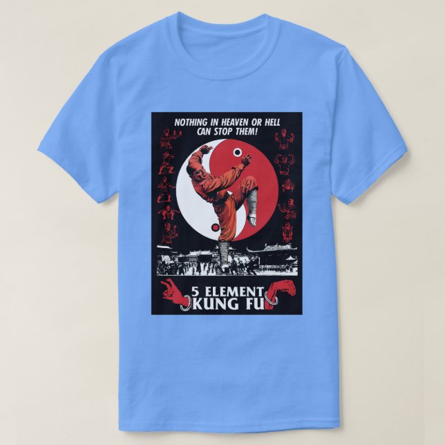 5 INSLAG KUNG FU T SHIRT (Design framsida)