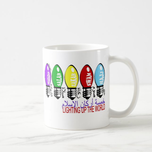 5 Islams pelare Kaffemugg (Höger)