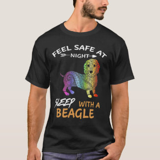 5 Känn dig trygg på natten Sova med en Beagle T Shirt