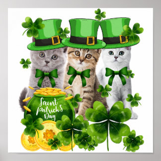 5 Kitty Kittenskärare Gåva - Tre Katter Patrick Poster