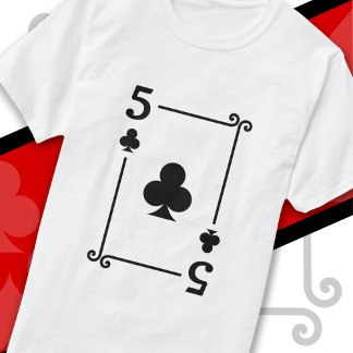 5-Klubbars parkeringskort 5 kort T Shirt