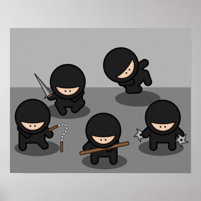 5 Little ninjas Poster (Framsidan)