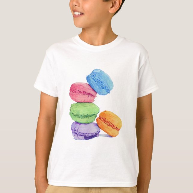 5 Macaroner T-shirt (Framsida)