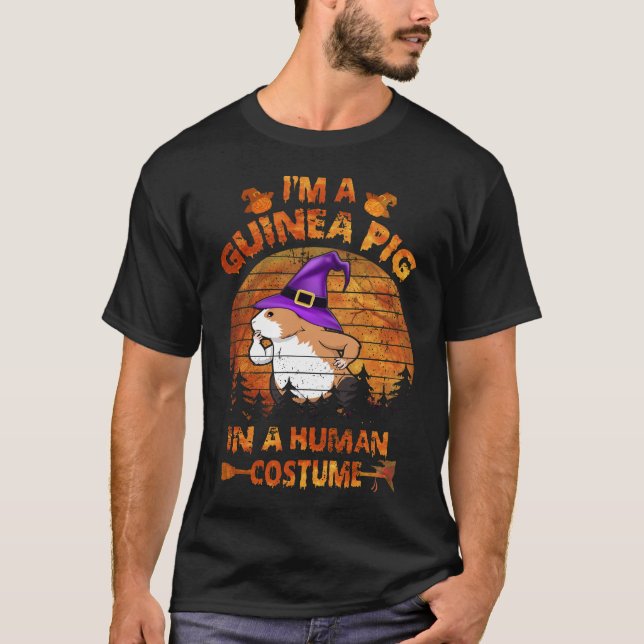 5 marsvin kostymer för människor t shirt (Framsida)
