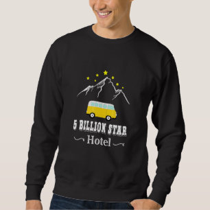 5 miljarder stjärnor Hotel Camping Camper Van Lång Ärmad Tröja