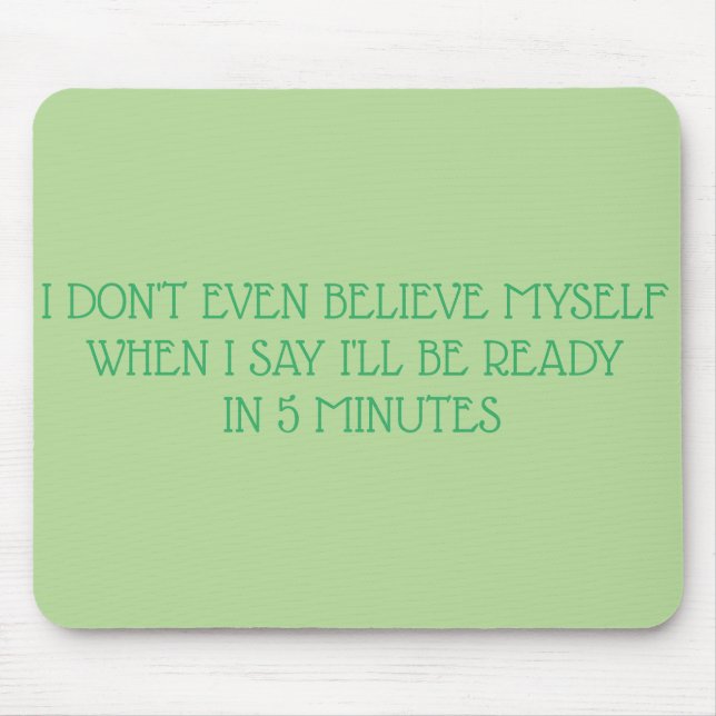 5 MINUTER Mousepad Musmatta (Framsidan)