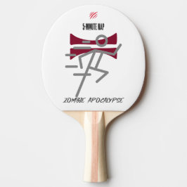 5-minuters fäste = Zombie Apocalypse Pingisracket