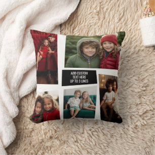 5 Moderna vinklar för Photo Collage Funky Mid Cent Kudde