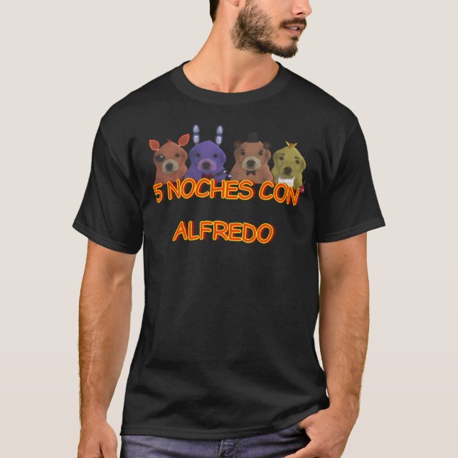5 Noche Con Alfredo T Shirt (Framsida)