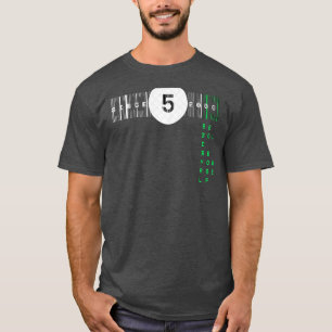 5 numerisk inspirerad manar baströja t shirt