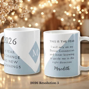 5. Nyårsresolution för 2026 År för förändring Kaffemugg