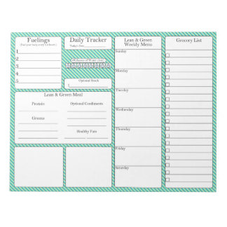 5 och 1 livsmedelsspårare | Måltidsplanerare | Liv Anteckningsblock