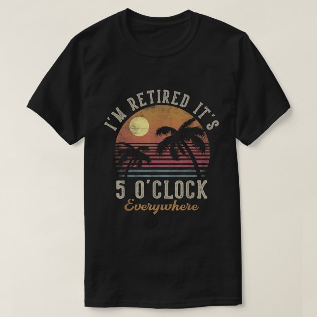 5 O'Clock överallt, utfall T Shirt (Design framsida)