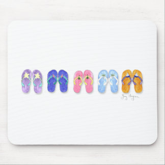 5 parar av flinflip flops Mousepad Musmatta