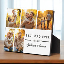 5 Photo Collage Fars dag Best Pappa någonsin