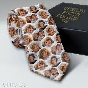 5 Photo Collage Honeycomb Mönster BE Patient Slips