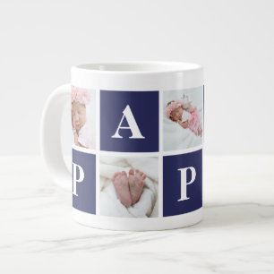 5 Photo Collage Pappa Specialty Kaffe koppar Jumbo Mugg
