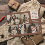 5 Photo Collage Year Granska julrest Julkort<br><div class="desc">Skicka moderna semesterhälsningar med de här fem fotokorten! De har glatt text som är inriktad på de positiva, även om livet ibland kan vara svårt. Huvudtexten lyder: "vi dansade, vi skrattade, vi spelade, vi lärde oss, vi älskade", men den kan anpassas till en annan ordalydelse om så önskas. Ett enkelt...</div>