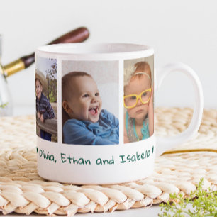 5 Photo Kärlek You Pappa Fars dag 2023 Grönt Kaffemugg