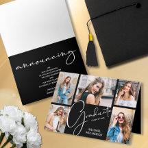 5 Photo Studenten Collage Foled Black