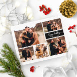 5 Photos Glad helg Modern Collage Black Vykort<br><div class="desc">5 Foton Glad helg Modern Collage Black-vykort</div>