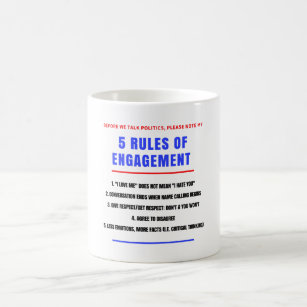 5 regler av förlovningmuggen kaffemugg