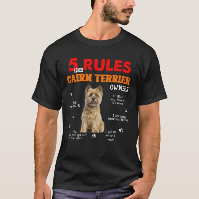5 Regler för ägare av kairterminaler T Shirt (Framsida)