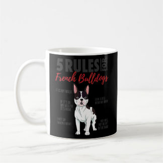 5 Regler För Fransk Bulldog Fransk Bulldog Hund Kaffemugg