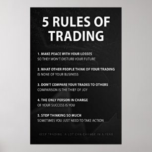 5 Regler Poster handel