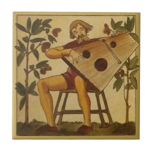 #5 Repro Copeland Medieval Minstrels Music Tema Kakelplatta