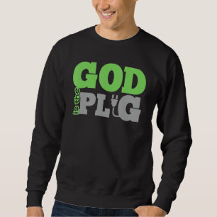 5 Retro Grön Bön Streetwear Nummer 23 Drip Grön Lång Ärmad Tröja