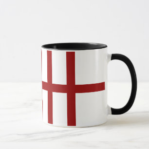 5 Röd Linjer med Bisected Mugg