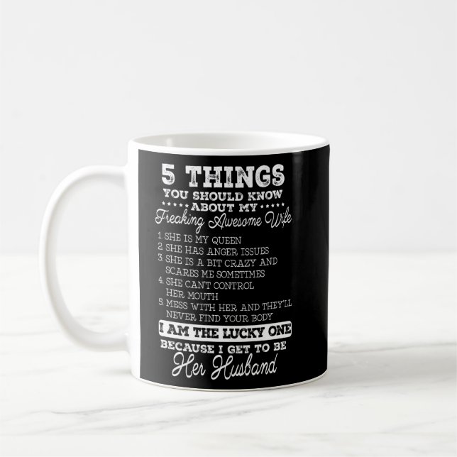 5 Sak bör du känna till min Fantastisk Kaffemugg (Vänster)