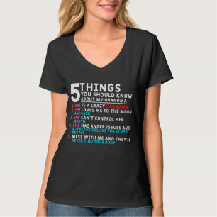 5 Sak du ska veta om min mormor T Shirt